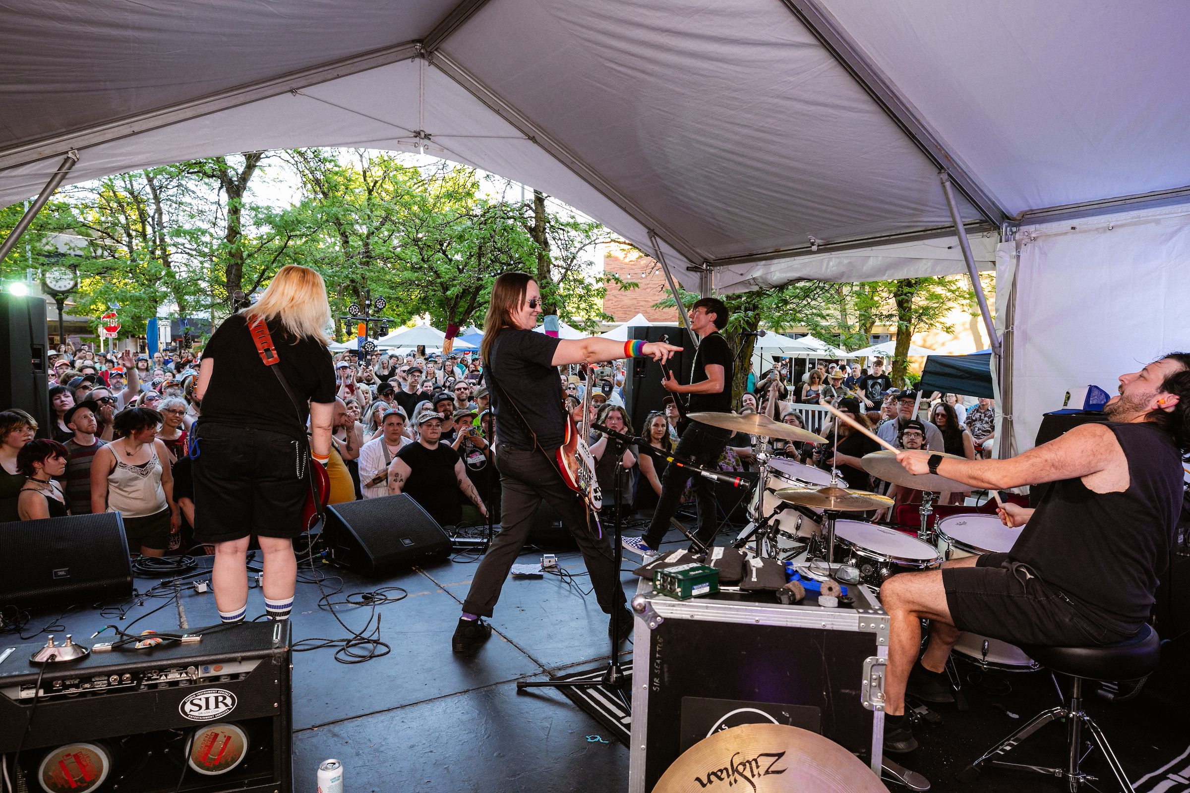 Team Dresch plays the 2024 St. Johns Bizarre. Photo by Jason Quigley.